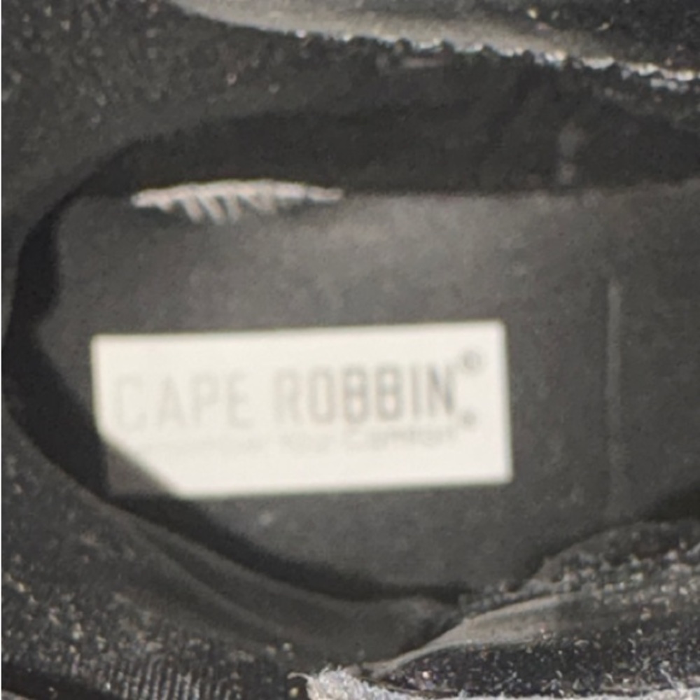 Cape Robbin Black Lace-Up Combat Boots with Removable Zip Pocket - Picture 2 of 8